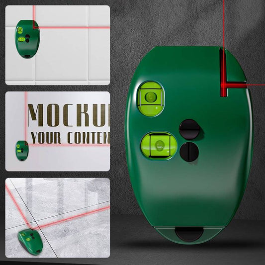 🔧 90-Grad-Infrarot-Laser-Wasserwaage｜Präzise rechtwinklige Ausrichtung