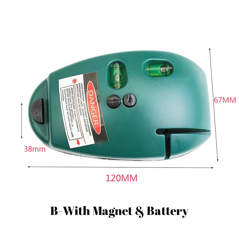 🔧 90-Grad-Infrarot-Laser-Wasserwaage｜Präzise rechtwinklige Ausrichtung