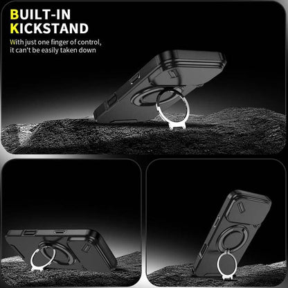 🎒🛍️Magnetischer Handyhülle mit Ringständer für iPhone