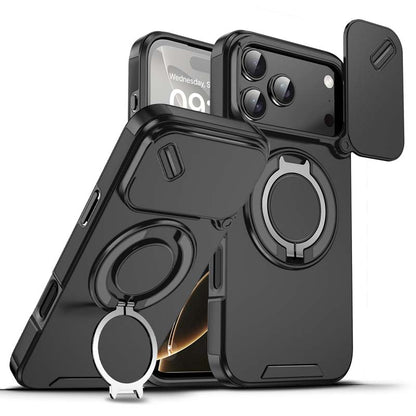 🎒🛍️Magnetischer Handyhülle mit Ringständer für iPhone