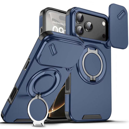 🎒🛍️Magnetischer Handyhülle mit Ringständer für iPhone