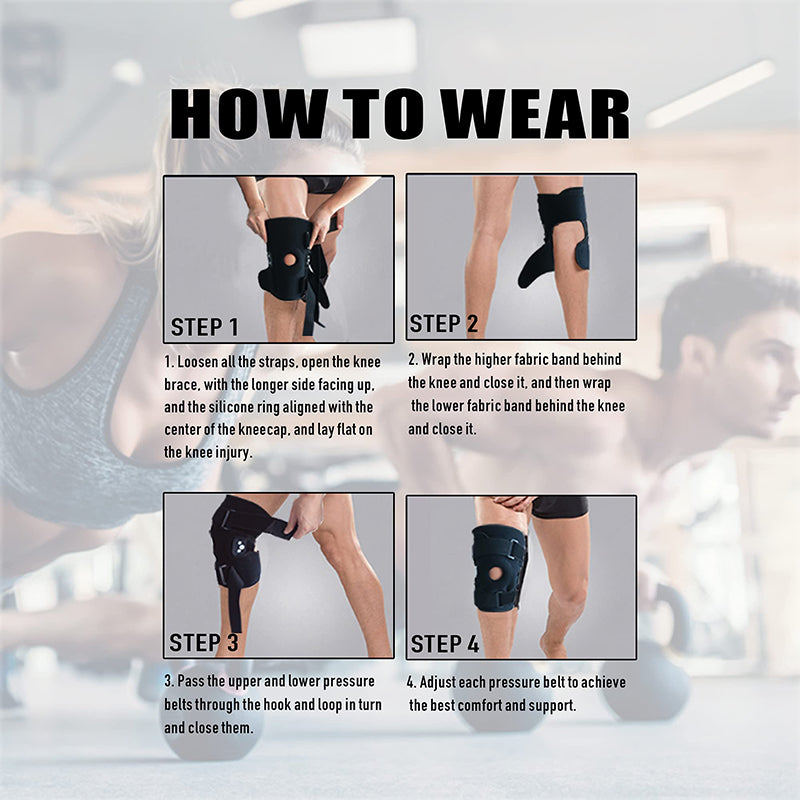 🦵  Atmungsaktive, verstellbare Kniebandage – Leichte Gelenkunterstützung für Sport oder Alltag, optimaler Komfort 🏃‍♂️📦
