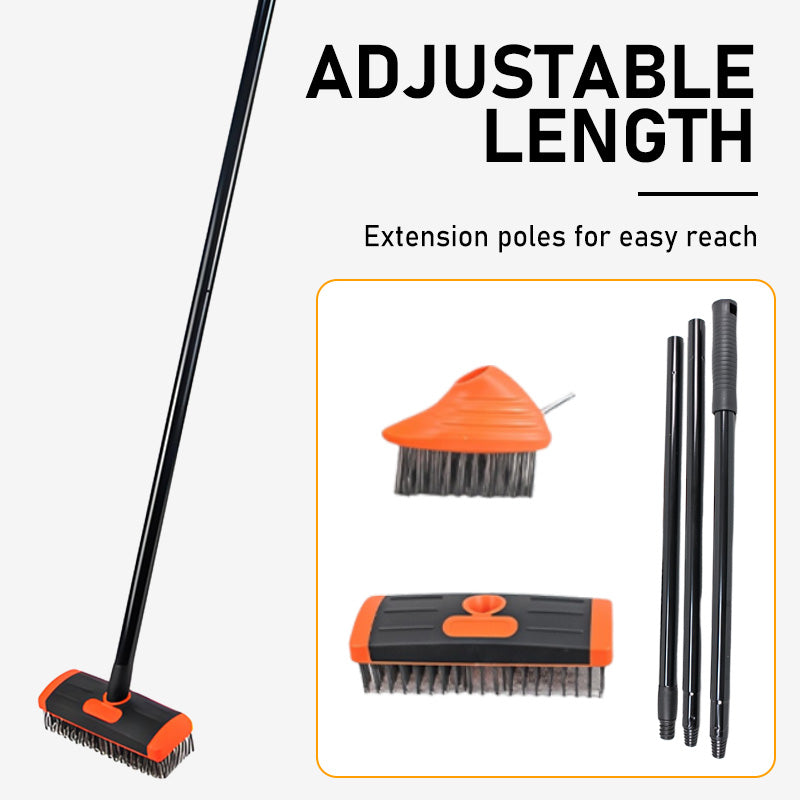 🌿 JETZT 50 % RABATT! 🧹 3-in-1 Unkraut-Drahtbürsten-Set – Robuste Stahlbürsten, ergonomischer Griff & ideal für Terrassen, Einfahrten & Gartenwege 🏡