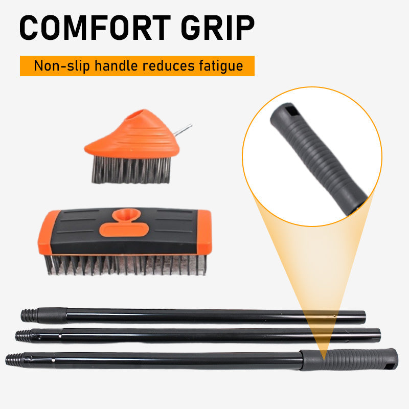 🌿 JETZT 50 % RABATT! 🧹 3-in-1 Unkraut-Drahtbürsten-Set – Robuste Stahlbürsten, ergonomischer Griff & ideal für Terrassen, Einfahrten & Gartenwege 🏡