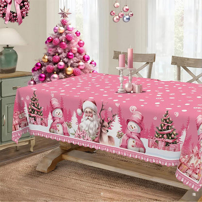 🎅🎄Freudige festliche klassische Weihnachtstischdecke