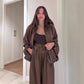 🔥Hot Sale: 50% Off-Loose Fit Zip Jacket & Wide-Leg Pants Set