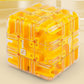 🧩✨ Großes Labyrinth 3D-Puzzle Labyrinthwürfel - 120 Herausfordernde Wege mit Sanfter Rotation für Kognitive Entwicklung & Spaß 🧠🔛