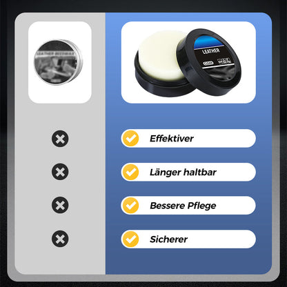 🚗✨ LEDER PFLEGE-CREME - Tiefenreinigung & Schutz mit Natürlichen Ölen, Revitalisiert Möbel, Autositze & Accessoires, Einfache Anwendung 🛋️