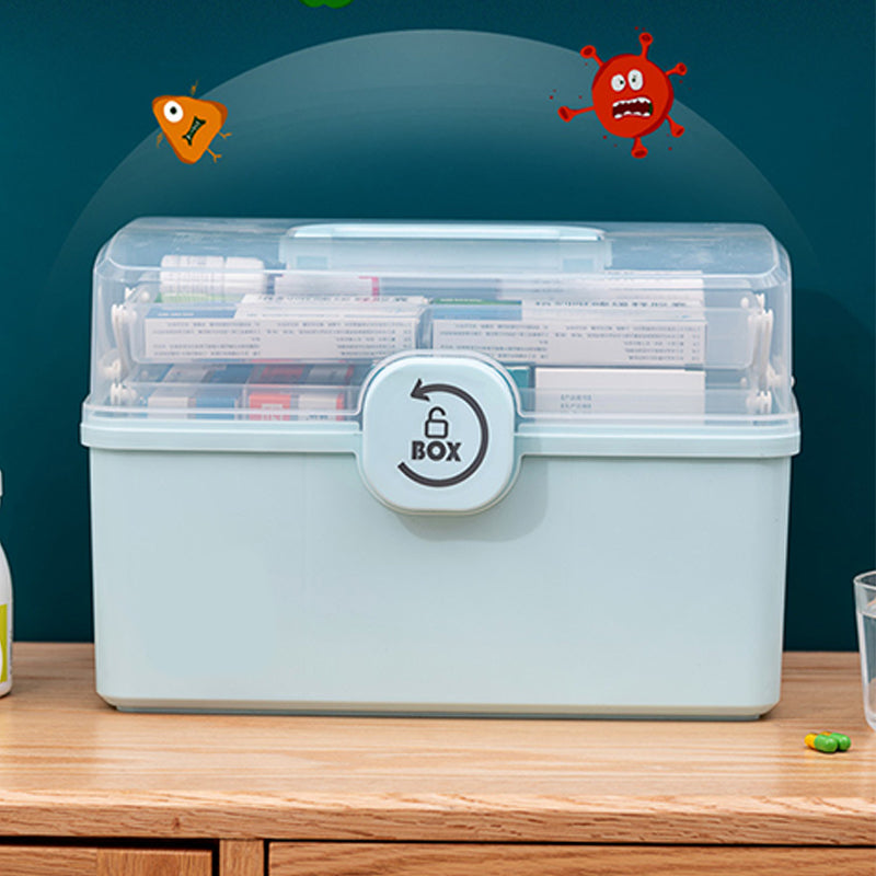 💊 Mehrstöckige Medikamentenbox für den Haushalt – Großes Fassungsvermögen für alle Medikamente