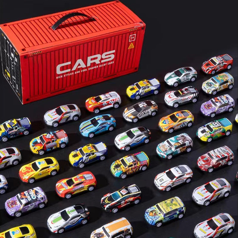 49% OFF NEW YEAR'S HOTTEST GIFT! ✨ Ultimate 48-Car Collection - Interactive Play with Sound Effects & Looping Tracks for Endless Fun! 🚗🎪