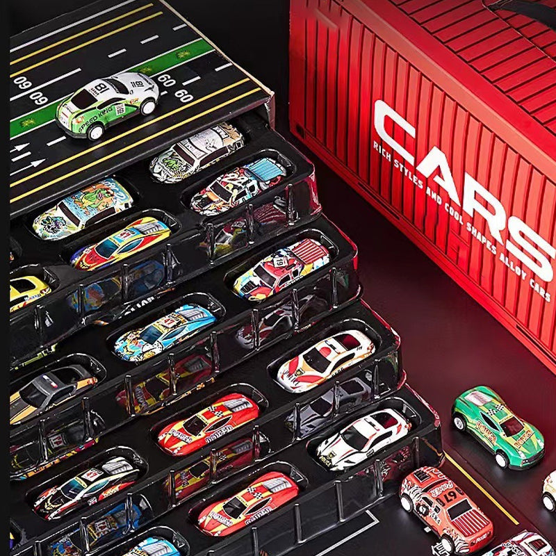49% OFF NEW YEAR'S HOTTEST GIFT! ✨ Ultimate 48-Car Collection - Interactive Play with Sound Effects & Looping Tracks for Endless Fun! 🚗🎪