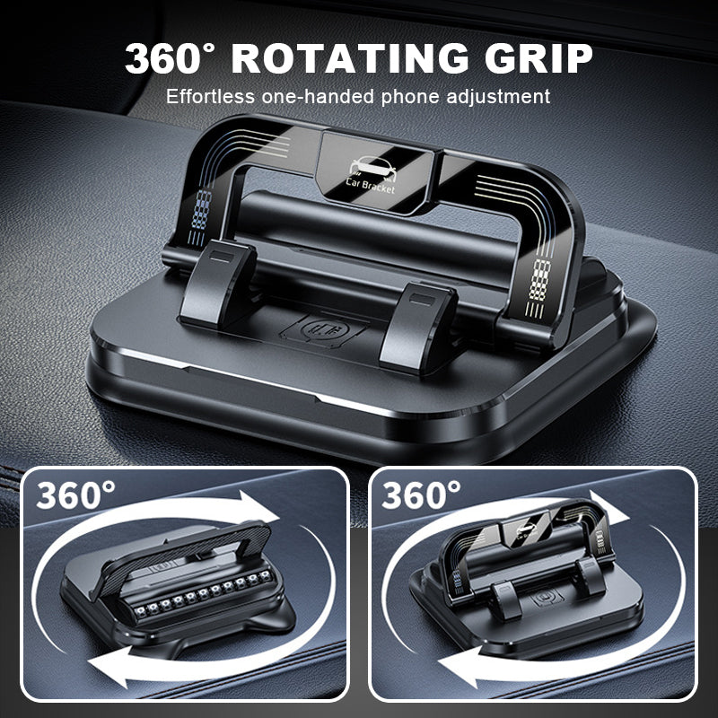 🔥50 % Rabatt!🚗 📹Faltbarer und um 360° drehbarer Telefonhalter
