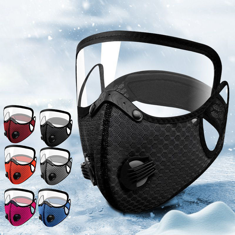 🚴‍♂️ 50% RABATT! 🌬️Winddichte und UV-beständige Fahrradmaske und -brille ☀️🕶️