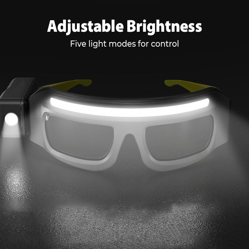 🔧 50% RABATT! 👓 Freihändige LED-Arbeitslichtbrille – 3 Helligkeitsstufen, Wiederaufladbar & Leicht für Reparaturen und Hobby 🛠️