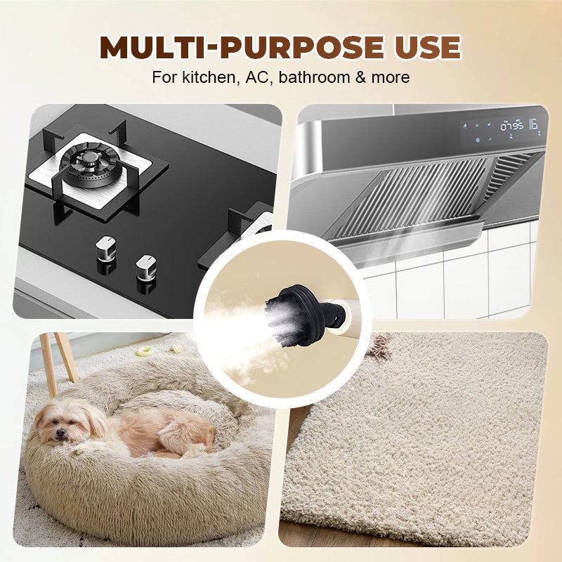 🌟Jahresendverkauf 2025 – 59 % Rabatt💨💦Tragbares Hochtemperatur-Dampfreiniger-Set