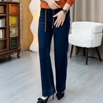 🔥Solange der Vorrat reicht 50 % Rabatt!🎉Damen Freizeitmode Straight-Leg Hosen