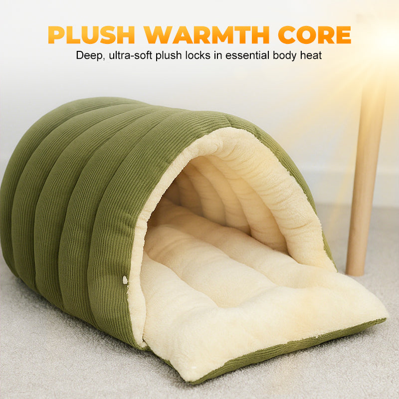 🐾 50% RABATT! 🧸 Plüsch-Höhle für Haustiere – Warm & kuschelig ✨