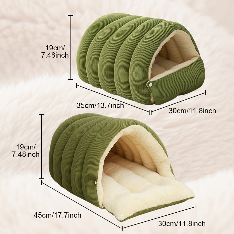 🐾 50% RABATT! 🧸 Plüsch-Höhle für Haustiere – Warm & kuschelig ✨