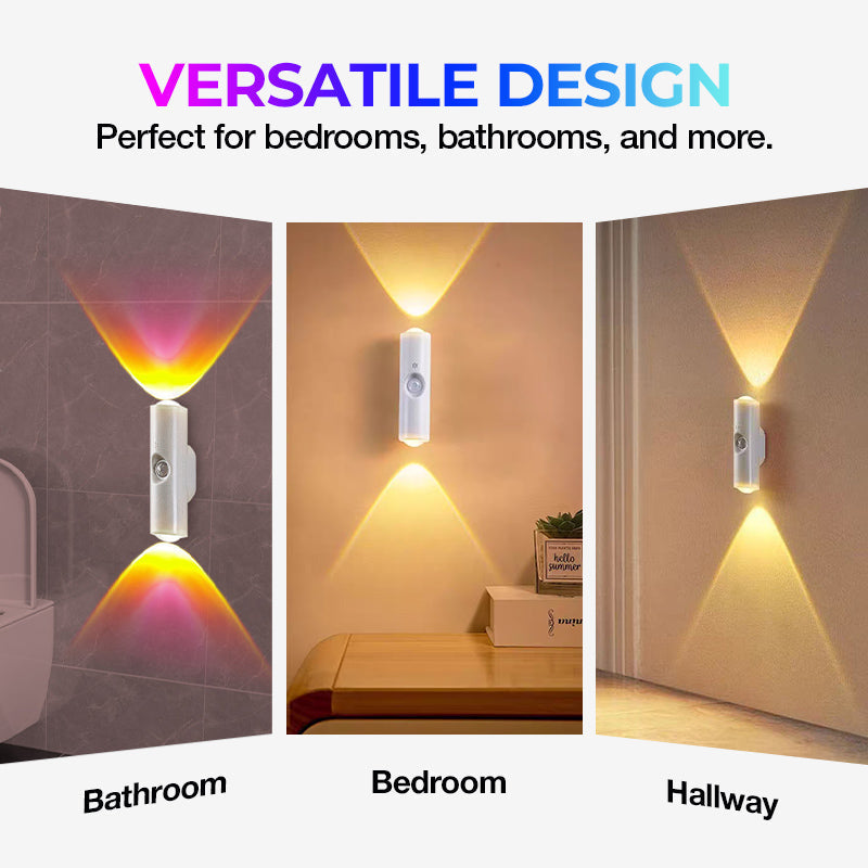 🌈 ✨ Magnetische RGB-Stimmungsleuchte mit Bewegungssensor – Individuelle Beleuchtung, die Sie erkennt! ✨Winter-Gehause-Atmosphäre im Handumdrehen!