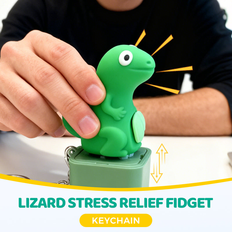 Eidechsen-Stressabbau-Fidget-Schlüsselanhänger
