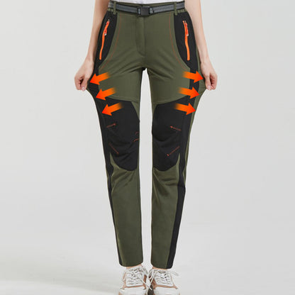 🌀👖Winddichte, wasserdichte, warme Wanderhose mit elastischem Bund