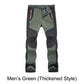 🌀👖Winddichte, wasserdichte, warme Wanderhose mit elastischem Bund
