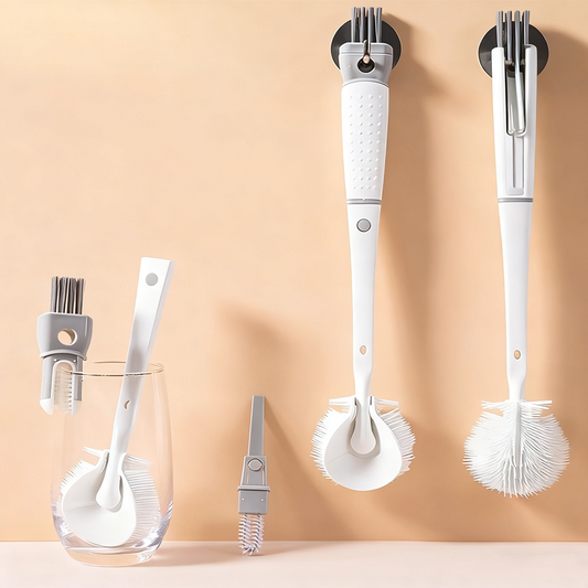 ✅50 % Rabatt🏆Abnehmbarer Silikon-Reinigungspinsel mit langem Griff