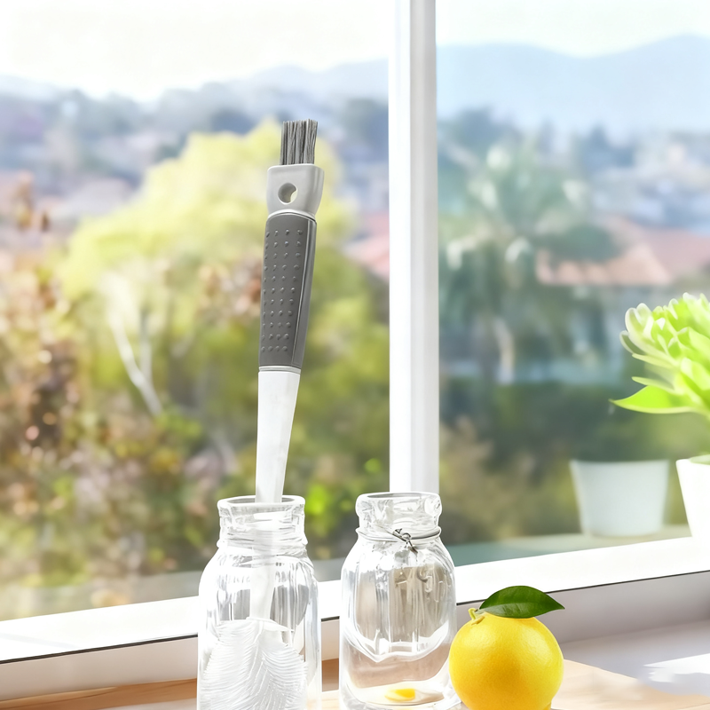 ✅50 % Rabatt🏆Abnehmbarer Silikon-Reinigungspinsel mit langem Griff