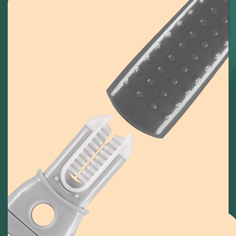 ✅50 % Rabatt🏆Abnehmbarer Silikon-Reinigungspinsel mit langem Griff