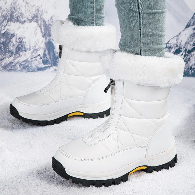 🔥Vorfristiger Großverkauf – 57% Rabatt！❄warme Schneestiefel mit Reißverschluss für Damen