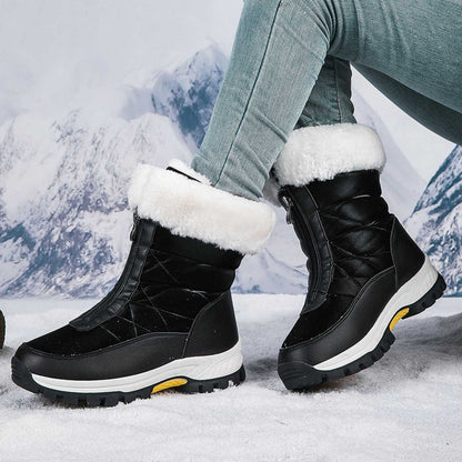 🔥Vorfristiger Großverkauf – 57% Rabatt！❄warme Schneestiefel mit Reißverschluss für Damen