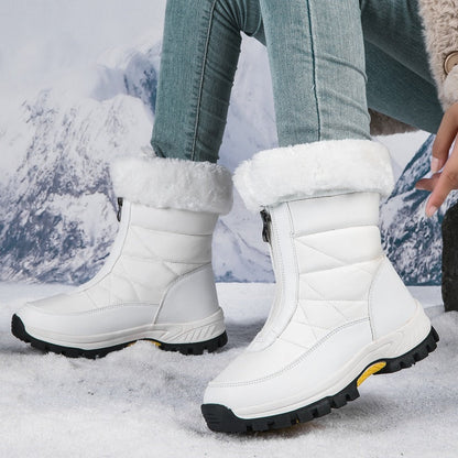🔥Vorfristiger Großverkauf – 57% Rabatt！❄warme Schneestiefel mit Reißverschluss für Damen