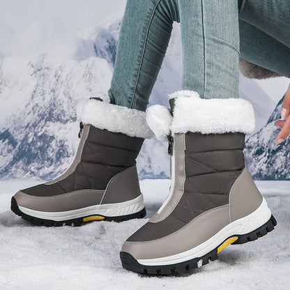 🔥Vorfristiger Großverkauf – 57% Rabatt！❄warme Schneestiefel mit Reißverschluss für Damen