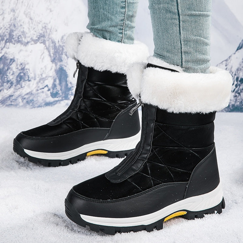 🔥Vorfristiger Großverkauf – 57% Rabatt！❄warme Schneestiefel mit Reißverschluss für Damen