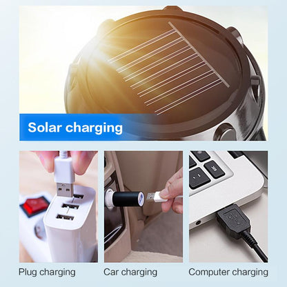 🧰3-in-1-Campinglaterne mit LED-Flamme