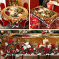 🎁Black-Friday-Mega-Angebot🎄Weihnachtstischdecke - Festliche Tischdeko für Weihnachtstisch & Feiertage, waschbar