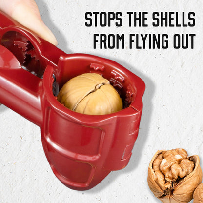 🔥 35 % RABATT! ✨ Leichter manueller Nussknacker – Spritzschutz, Aluminium und Edelstahl, einfach zu verwenden für Nüsse und Mandeln 🥜⚙️