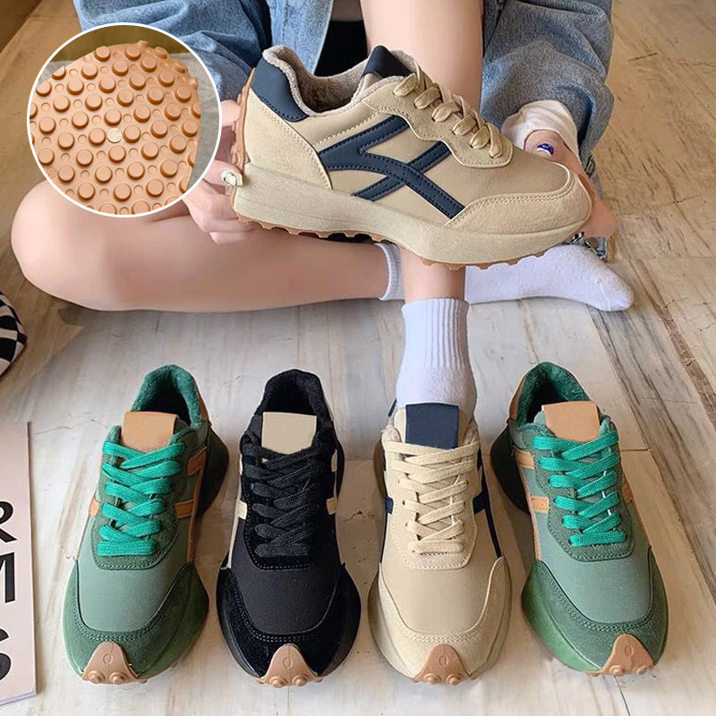 Modische Damen-Sneakers mit dicker Sohle