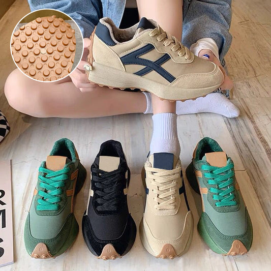 Modische Damen-Sneakers mit dicker Sohle