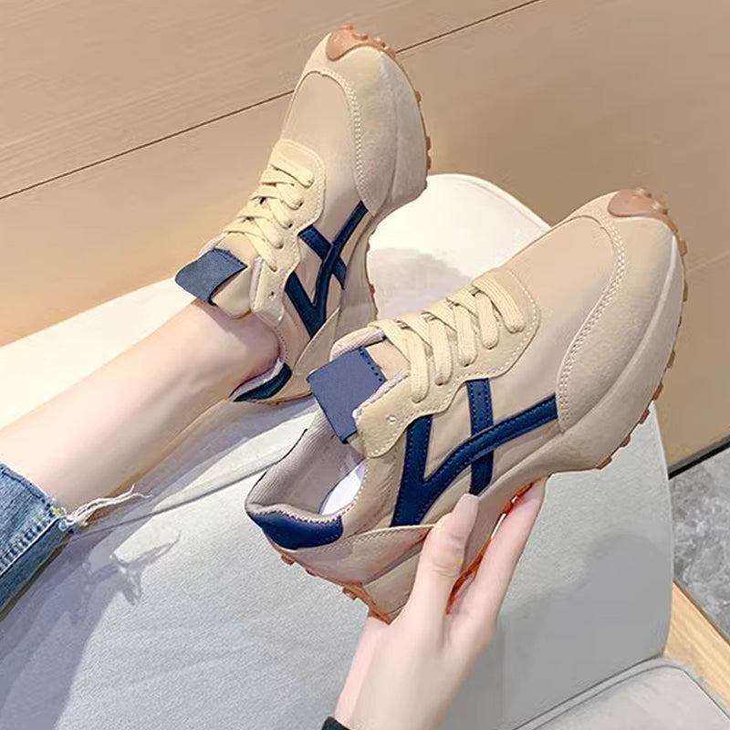 Modische Damen-Sneakers mit dicker Sohle