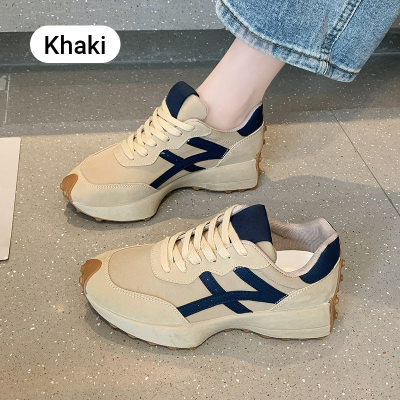 Modische Damen-Sneakers mit dicker Sohle