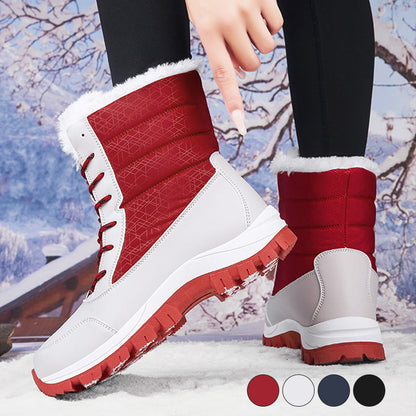👢  Wasserdichte Damen-Winterstiefel – wärmeisolierend und rutschfest, perfekt für Schnee und Kälte ❄️✨