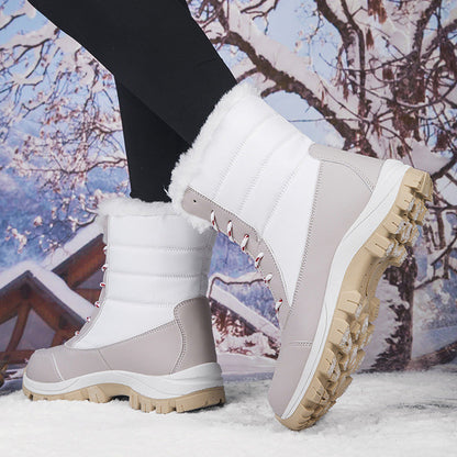 👢  Wasserdichte Damen-Winterstiefel – wärmeisolierend und rutschfest, perfekt für Schnee und Kälte ❄️✨