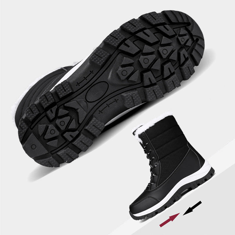 👢  Wasserdichte Damen-Winterstiefel – wärmeisolierend und rutschfest, perfekt für Schnee und Kälte ❄️✨