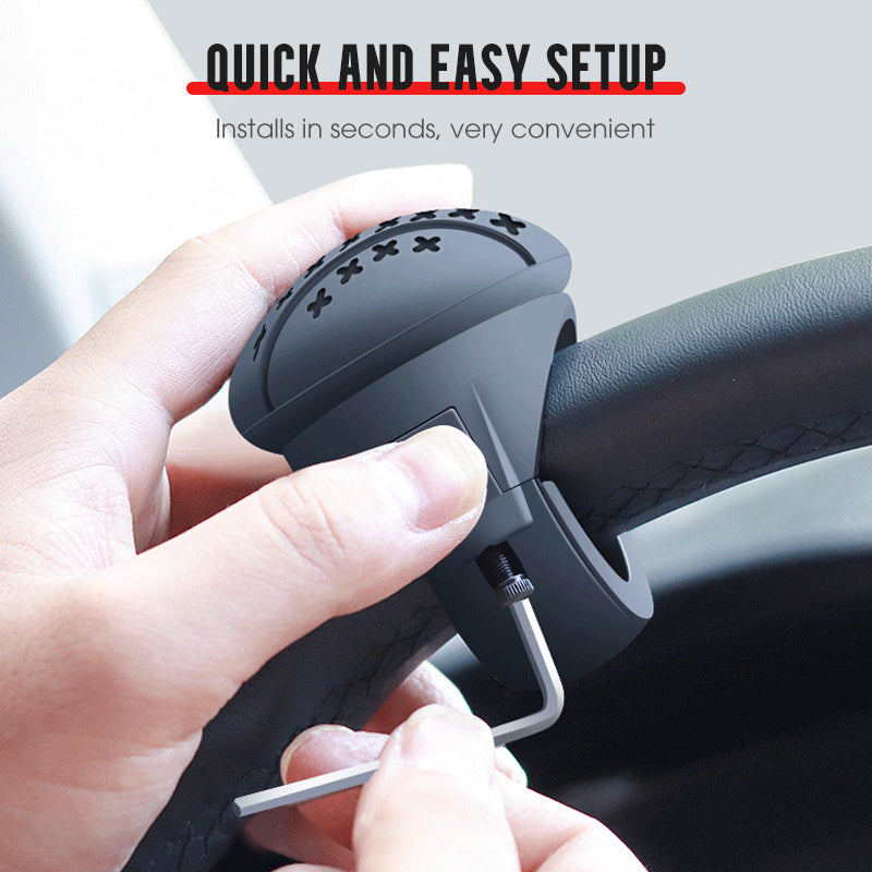 🚗 Ergonomischer Lenkradknauf – rutschfestes Design für besseren Halt unter allen Umständen 🔧💫