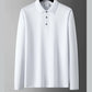 Herren einfarbiges Business-Casual-Oberteil mit Kragen