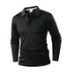 Herren einfarbiges Business-Casual-Oberteil mit Kragen