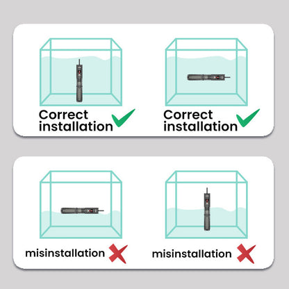 200 W Aquarienheizer – Präzise & sichere Temperatur-Einstellung
