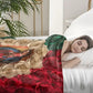 🔥Solange der Vorrat reicht 50% Rabatt!🌷Flanell-Decke mit Jungfrau Maria und Rosen