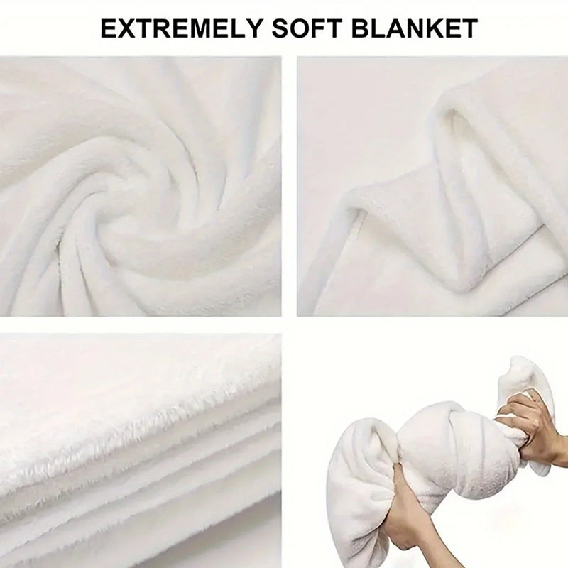 🔥Solange der Vorrat reicht 50% Rabatt!🌷Flanell-Decke mit Jungfrau Maria und Rosen